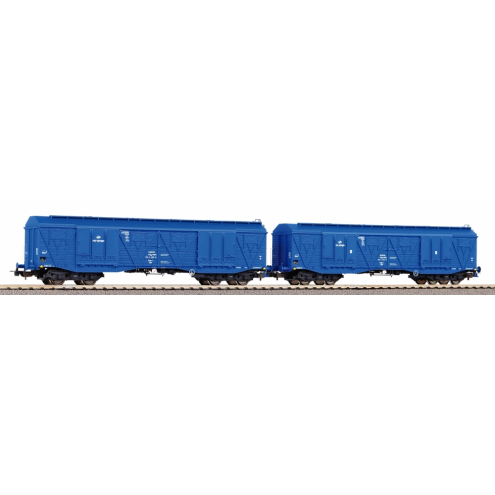 Piko H0 58271 2er Set Großraumgüterwagen 401Ka PKP VI