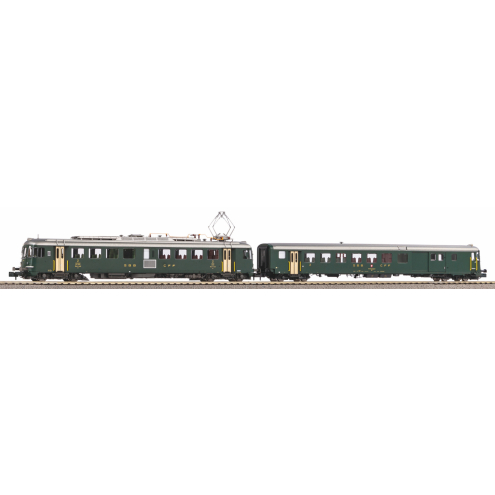 Piko N 94166 2er Set E-Triebwagen Rbe 4/4 SBB IV + Bt Steuerwagen
