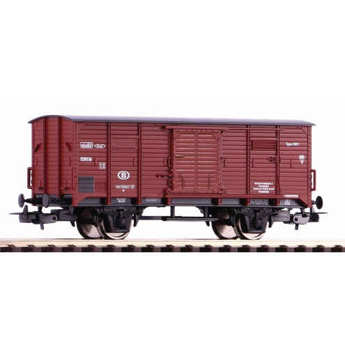 Piko H0 95356 Classic Gedeckter Güterwagen G02 SNCB III