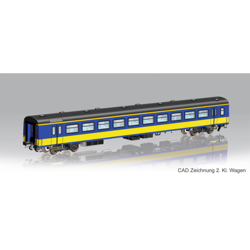 Piko H0 97633 Personenwagen ICR 2. Klasse NS IV