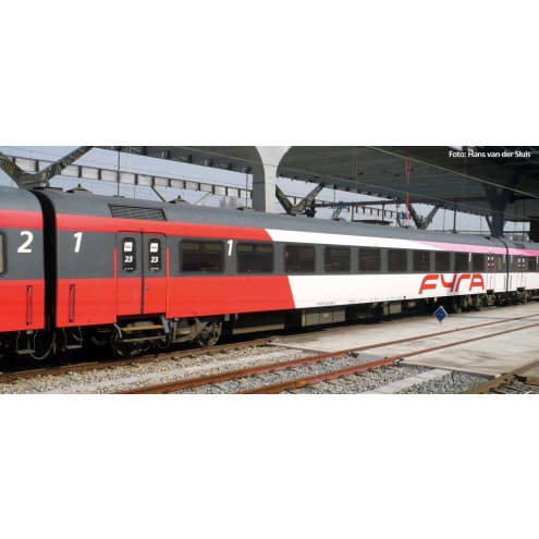 Piko H0 97636 Personenwagen ICR 2. Klasse mit Gepäckabteil FYRA V