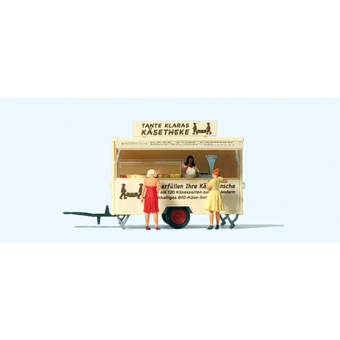 Preiser H0 10750 Verkaufswagen Tante Klaras Käse-Theke