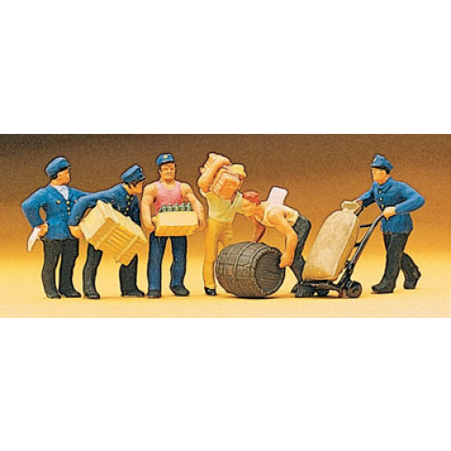 Preiser H0 10016 Güterbodenpersonal