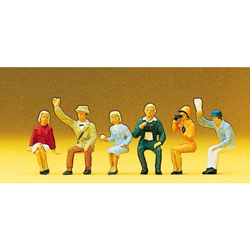 Preiser H0 10025 Sitzende Zuschauer