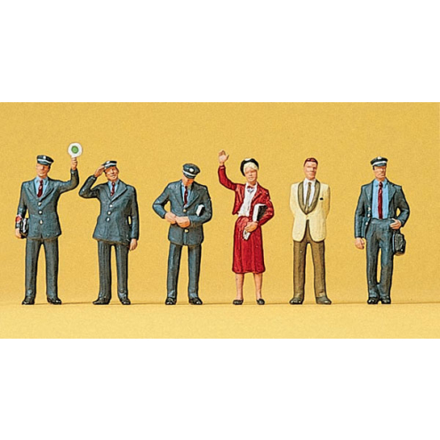 Preiser H0 10237 Zugpersonal DB 1989