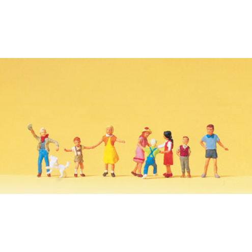 Preiser H0 10530 Spielende Kinder