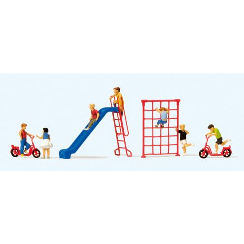 Preiser H0 10616 Spielende Kinder und Zubehör