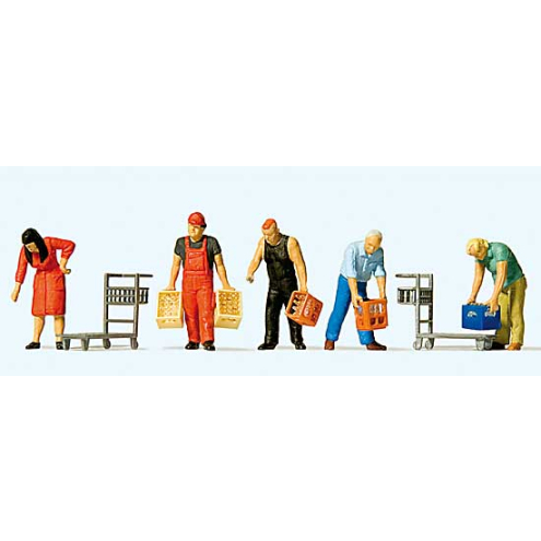 Preiser H0 10656 Im Getränkemarkt