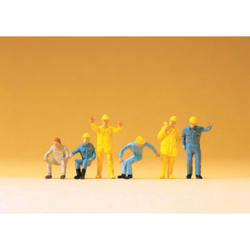 Preiser H0 14128 Autokran-Personal