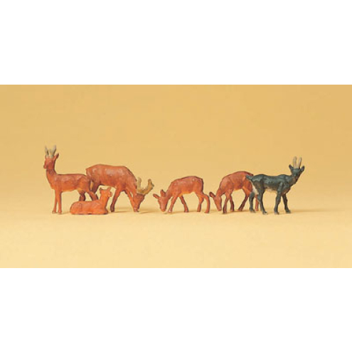 Preiser H0 14178 Rehe und Gemse