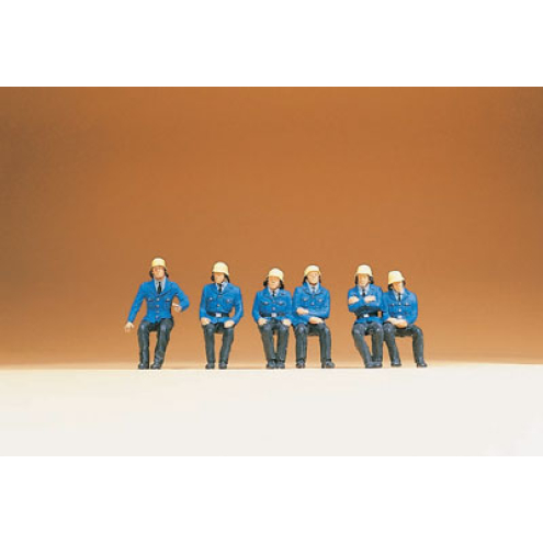 Preiser H0 14207 Sitzende Feuerwehrmänner