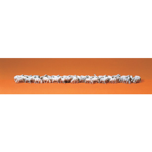 Preiser H0 14411 Schafherde. 60 Figuren