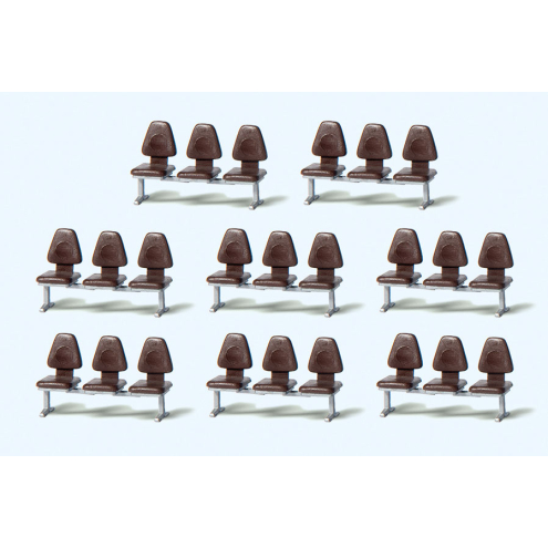 Preiser H0 17215 Bausatz mit 8 Traversenbänke