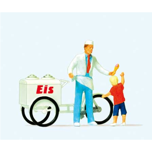 Preiser H0 28126 Eisverkäufer stehend, Kind