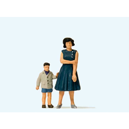 Preiser H0 28169 Mutter und Sohn