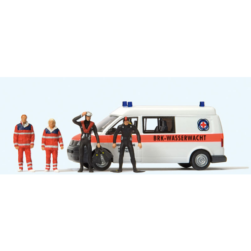 Preiser H0 33261 VW T5, BRK Wasserwacht, Ortsverband "Neustadt"