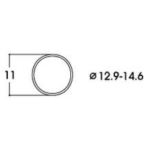 Roco H0 40070 Haftringsatz DC für Durchmesser von 12,9-14,6 mm