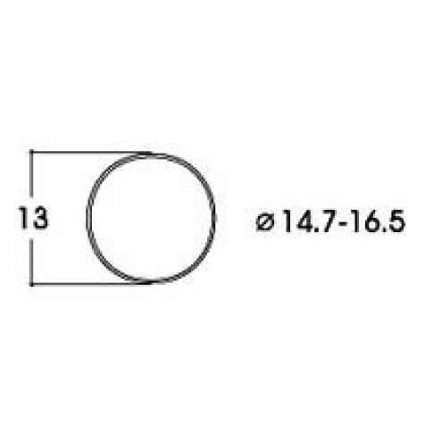 Roco H0 40071 Haftringsatz DC für Durchmesser von 14,7-16,5 mm