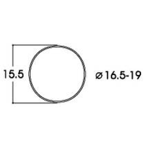 Roco H0 40072 Haftringsatz DC für Durchmesser von 16,5-19,0 mm