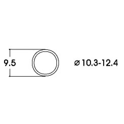 Roco H0 40074 Haftringsatz für Durchmesser von 10,3-12,4 mm