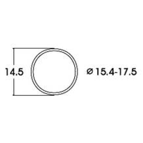 Roco H0 40076 Haftringsatz AC für Durchmesser von 15,4-17,5 mm