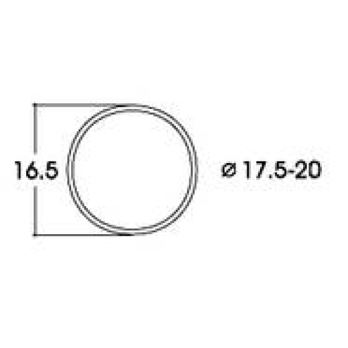 Roco H0 40077 Haftringsatz AC für Durchmesser v. 17,5-20,0 mm
