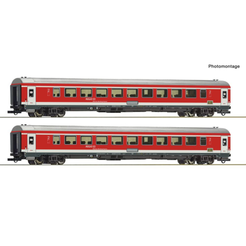 Roco H0 6200097 2-tlg. Set 2: München-Nürnberg-Express, DB AG Ep.VI