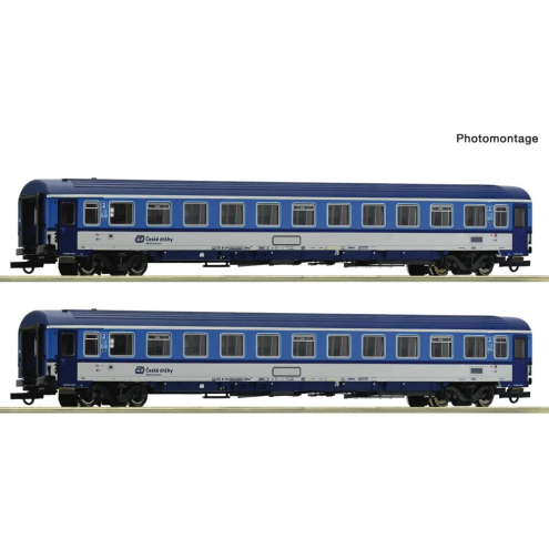 Roco H0 6200157 2-tlg. Set: Eurofima- Wagen, CD Ep.VI