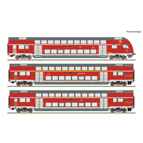 Roco H0 6220248 3-tlg. Set: Doppelstockwagen DB-AG Ep. VI