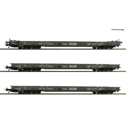Roco H0 6600092 3-tlg. Set: Rollende Autobahn HUPAC Ep. V/VI