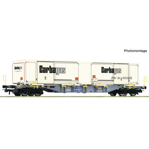 Roco H0 6600122 Containertrag Wagen, SBB Cargo Ep.VI