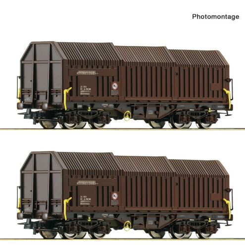 Roco H0 6600132 2-tlg. Set: Teleskophauben Wagen, ÖBB Ep.VI