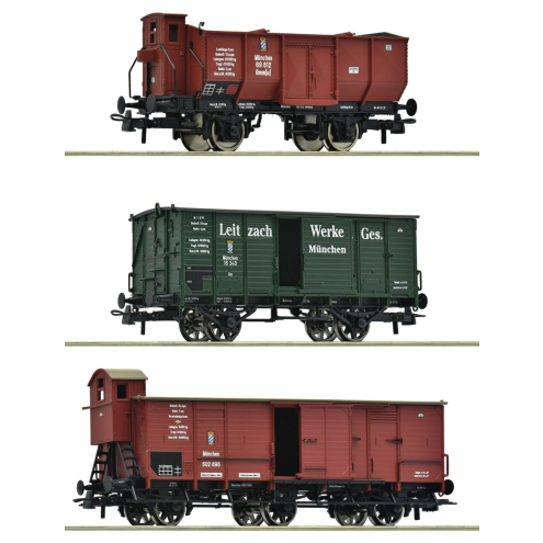 Roco H0 6600223 3-tlg. Set: Güterzug K.Bay.Sts.B. Ep. I