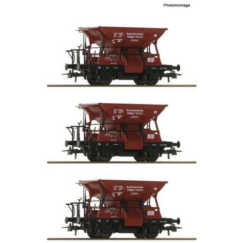 Roco H0 6600265 3-tlg. Set: Talbot-Schotterwagen DRB Ep. II