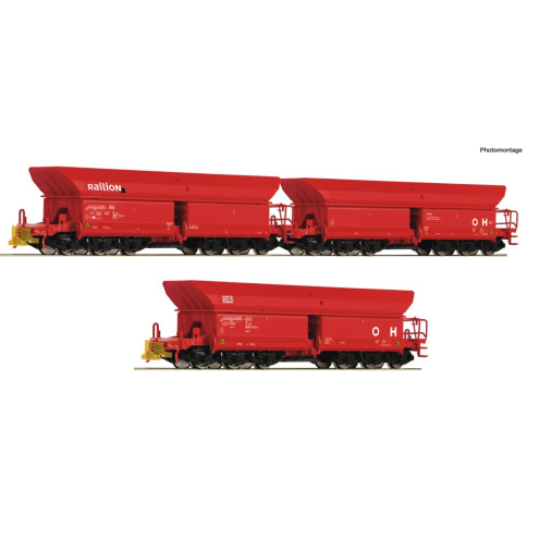 Roco H0 6600271 3-tlg. Set 2: Erzwagen DB-AG Ep. VI