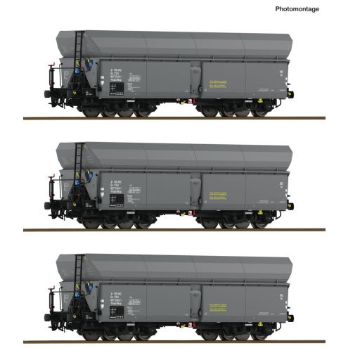 Roco H0 6600325 3-tlg. Set: Selbstentladewagen CSD Ep. IV