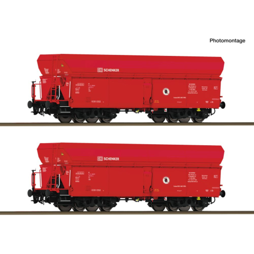 Roco H0 6600326 2-tlg. Set: Selbstentladewagen DB-Schenker Ep. VI