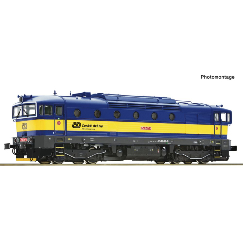 Roco H0 7300089 Diesellokomotive 754 047-9 CD Ep. VI