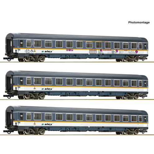 Roco H0 74018 3pc. set Eurofimawag . Al ex Ep.VI