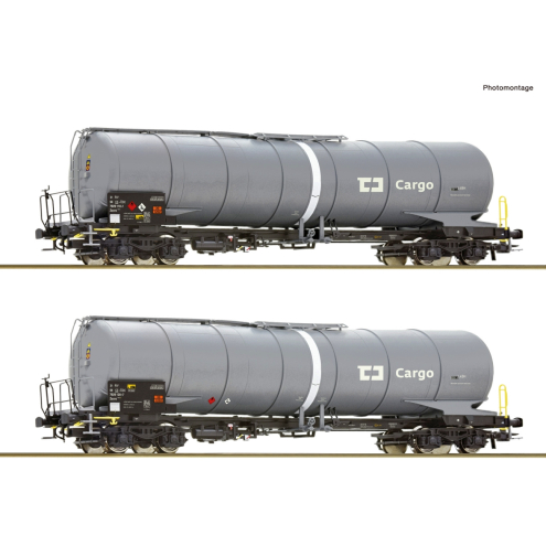 Roco H0 76003 2pc. set Tank car . Zacns CD Ep.VI