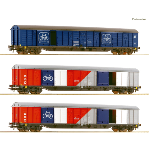 Roco H0 77022 3pc. set Bike carrier . Ö BB Ep.V