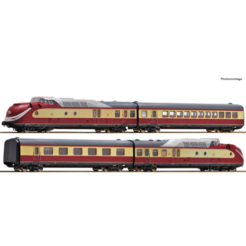Roco H0 7720002 4pc set Pas. Train class 602 DB A Ep.IV