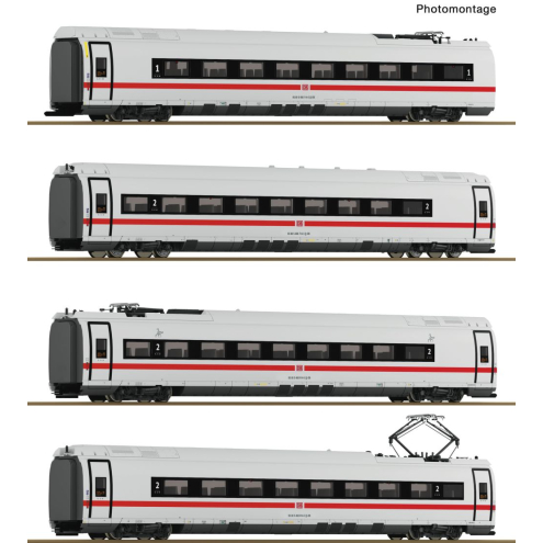 Roco H0 7720018 4-tlg. Set: Zwischen Wagen ICE 3neo (BR 408), DB AG Ep.VI