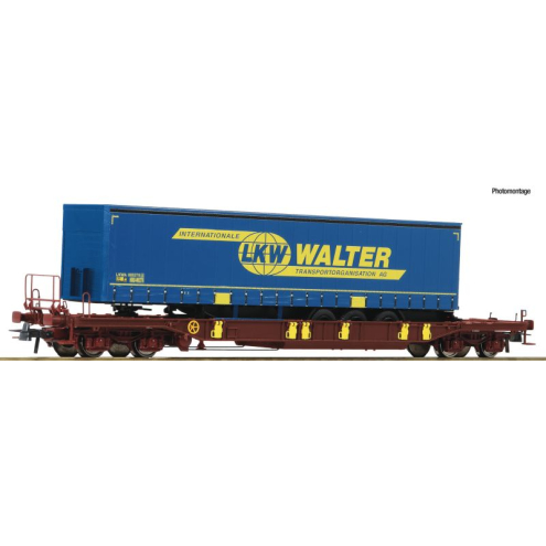 Roco H0 76221 Taschenwagen, Bauart Sdgmns 33, der Ahaus-Alstätte