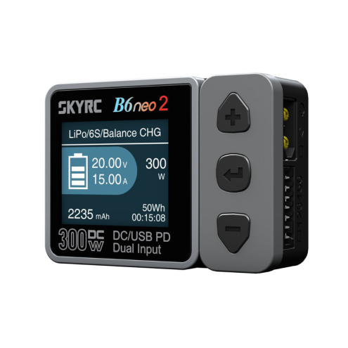 SkyRC SK100225-02 B6 neo 2 DC Ladegerät grau LiPo 1-6S 15A 300W