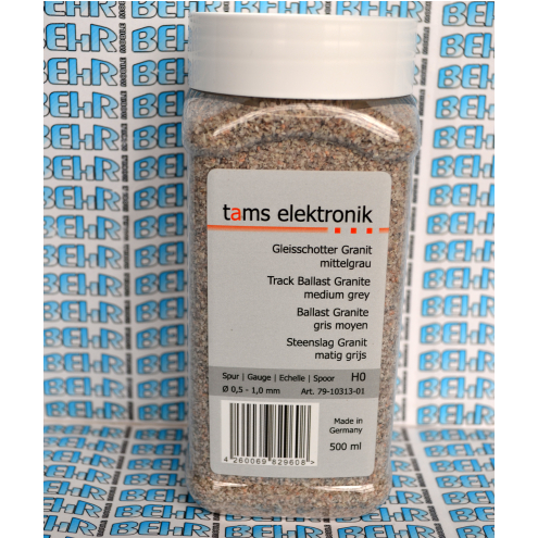 tams 79-10313-01 Natursteinschotter Granit mittelgrau, 0,5 - 1,0 mm