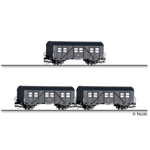 Tillig TT 01103 Reisezugwagenset der DRG, Ep. II