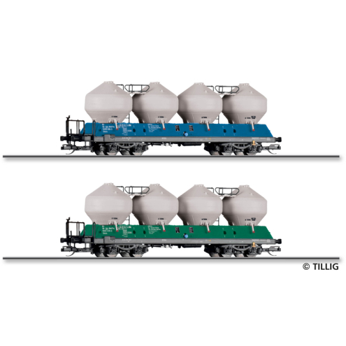 Tillig TT 01119 Güterwagenset der Raj-Wagon TrenCin spol. s.r.o., Ep. III