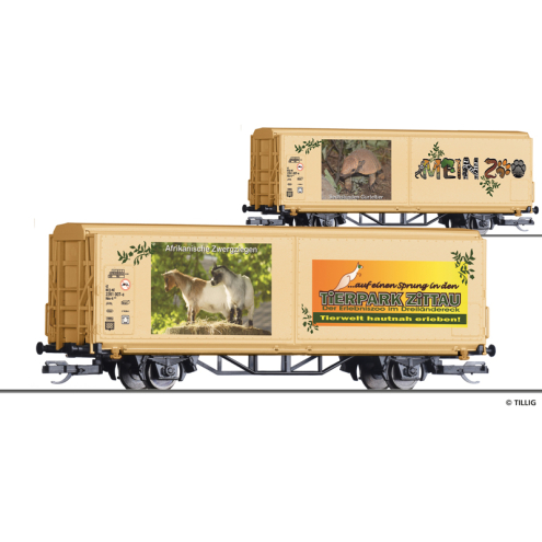 Tillig TT 14855 START-Schiebewandwagen Mein Zoo, Ep. VI