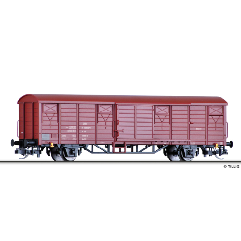 Tillig TT 17180 Gedeckter Güterwagen der DR, Ep. IV